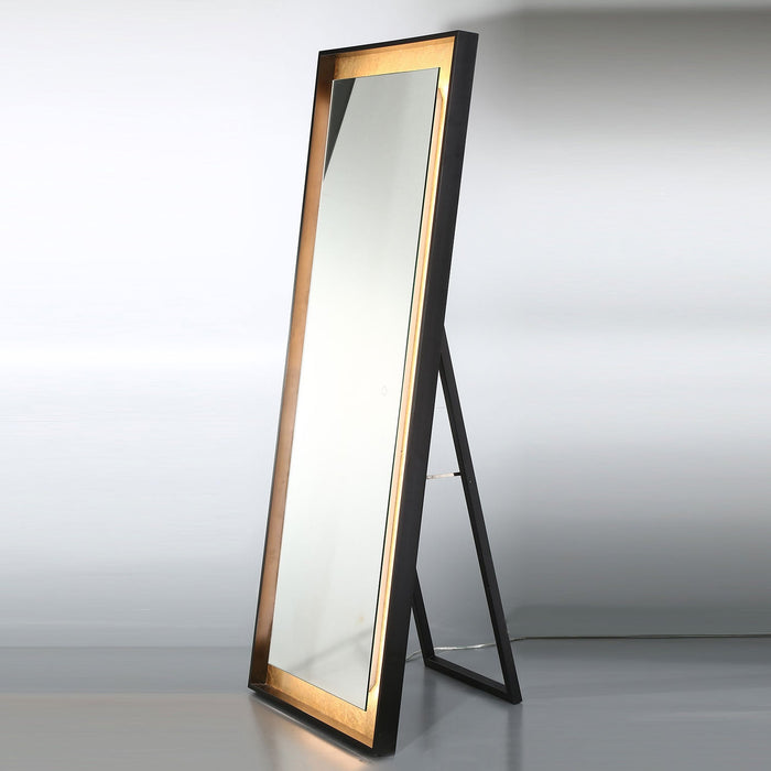 Anya LED Freestanding Mirror in Detail.