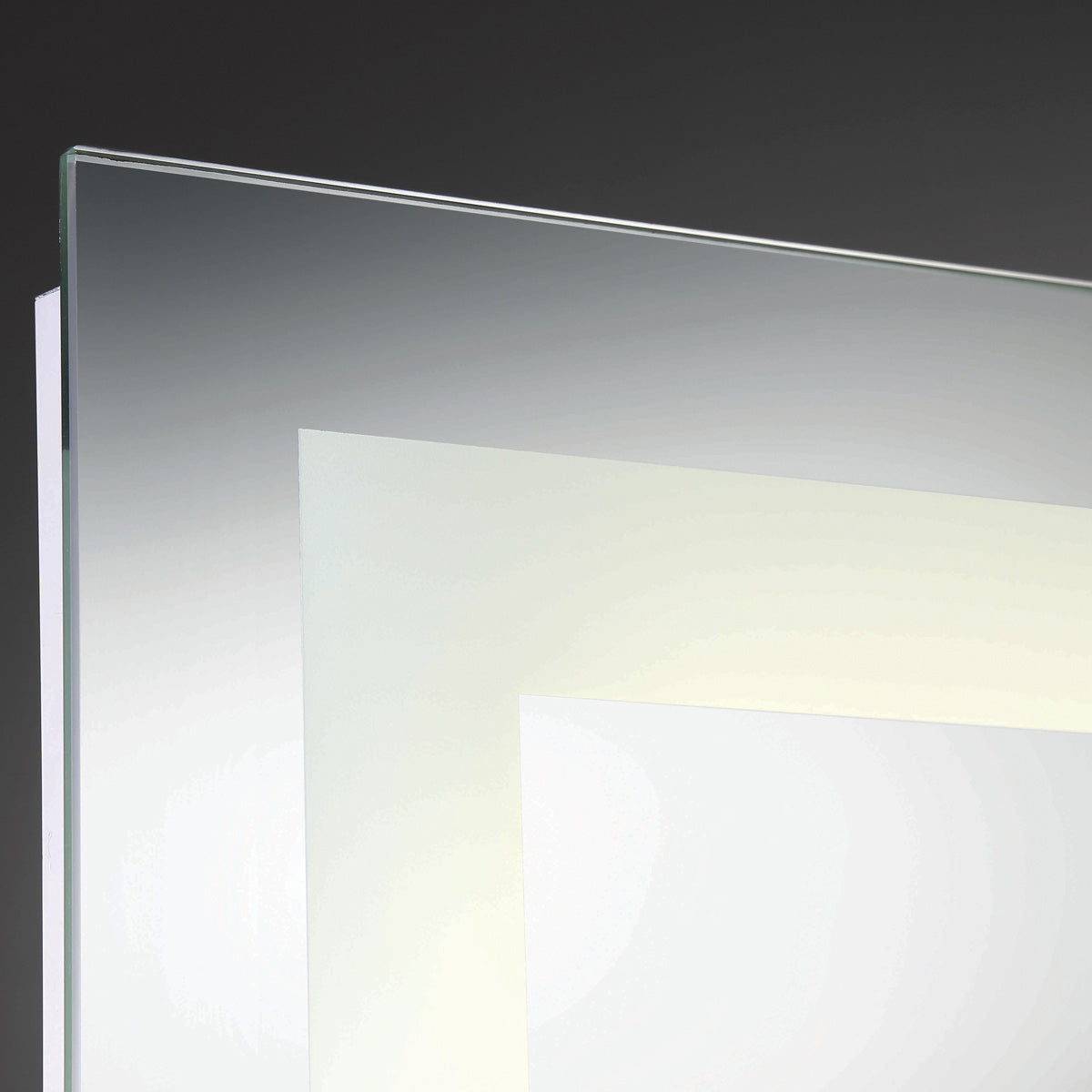 Aspen LED Rectangular Mirror in Detail.