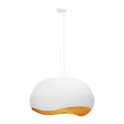 Baleia Pendant Light in Plaster White (Large).