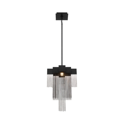 Bloomfield LED Mini Pendant Light in Black.