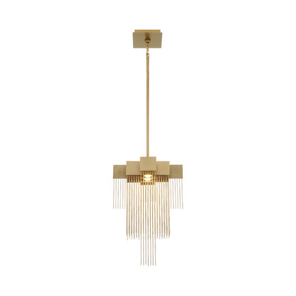 Bloomfield LED Mini Pendant Light in Gold.