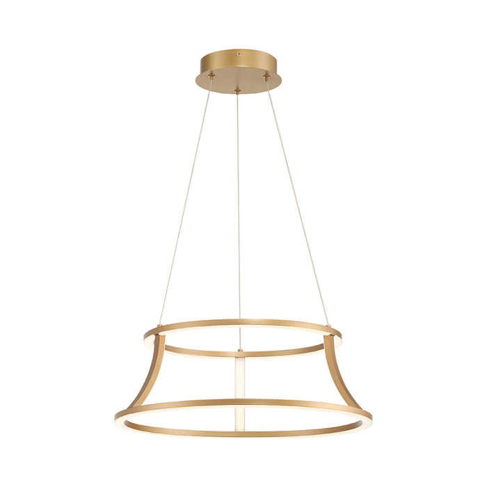 Cadoux LED Chandelier in Coffee Gold (Small).