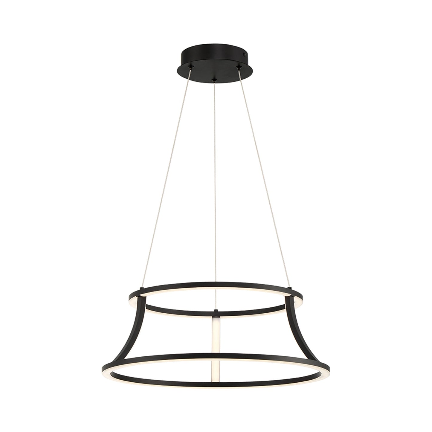 Cadoux LED Chandelier in Matte Black (Small).