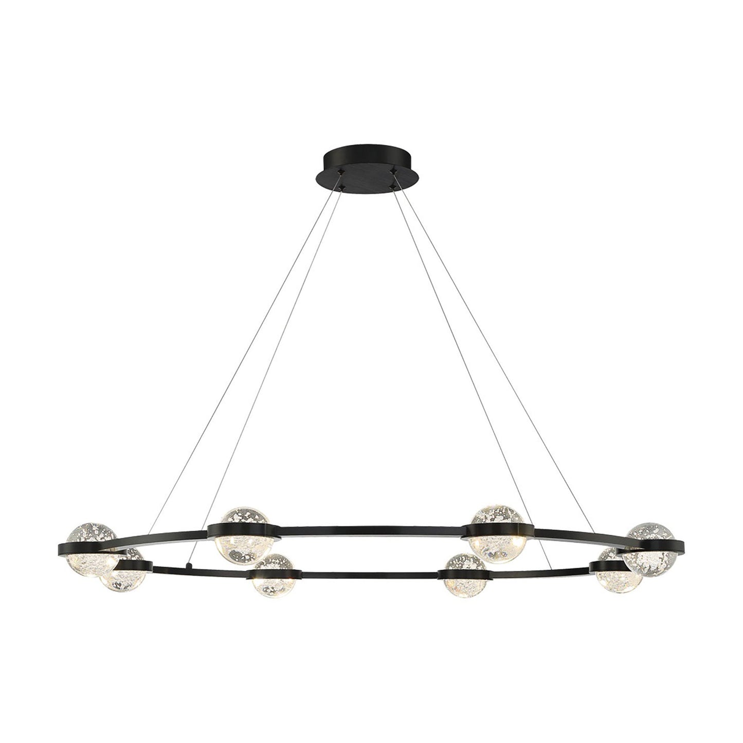 Circolo LED Ring Chandelier in Detail.