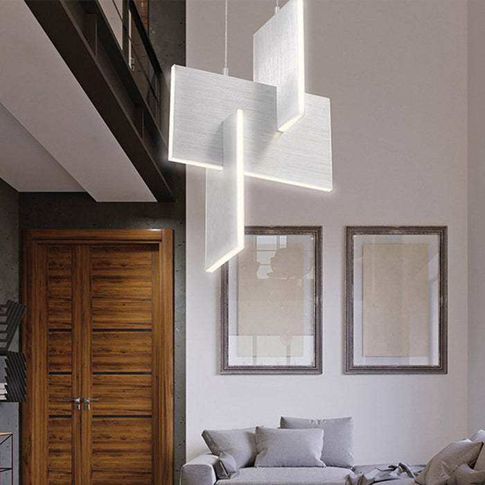 Coburg LED Pendant Light in living room.
