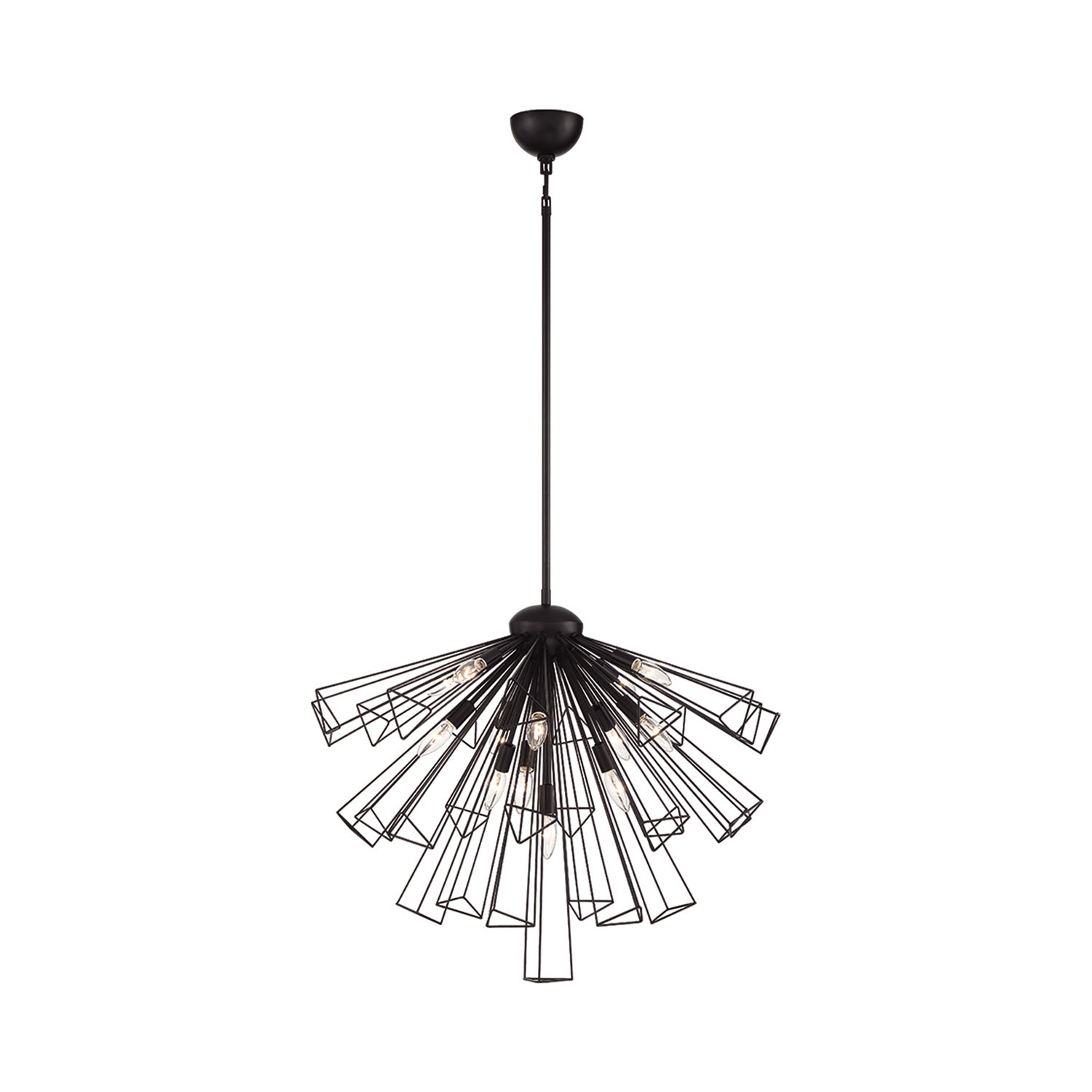 Dendelio Pendant Light in Black (13-Light).