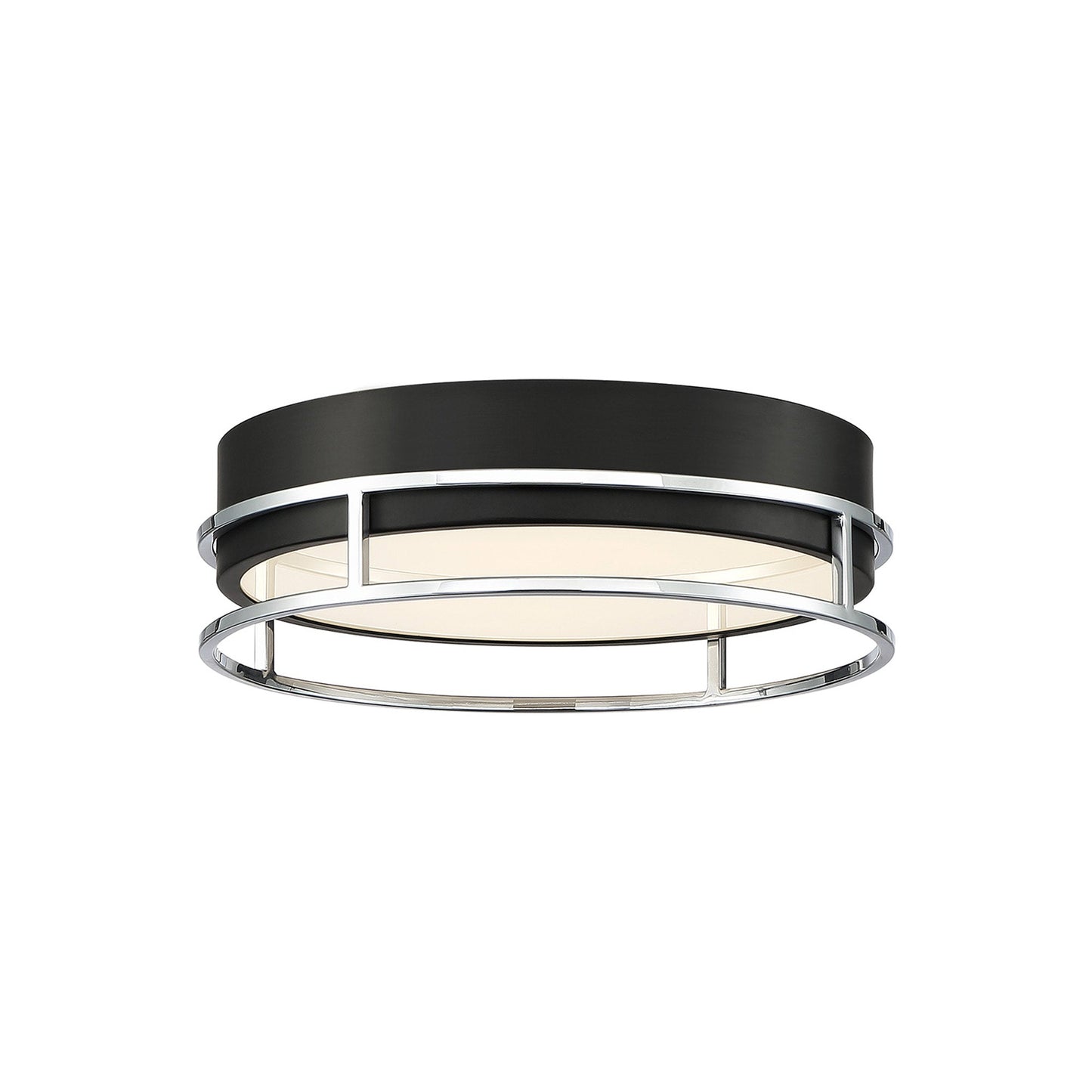 Grafice LED Flush Mount Ceiling Light in Chrome (Small).