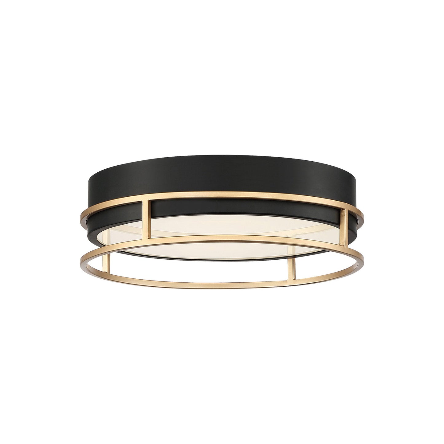 Grafice LED Flush Mount Ceiling Light in Gold (Small).