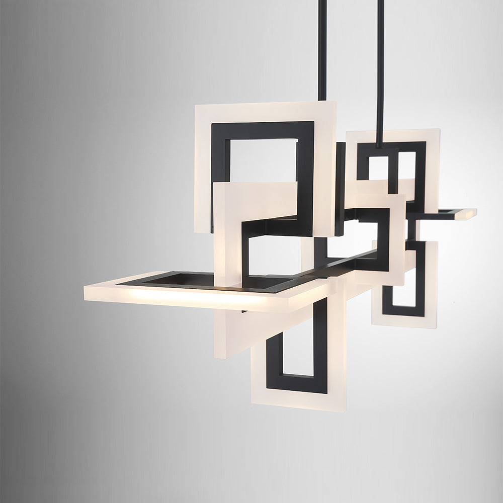 Inizio LED Linear Pendant Light in Detail.