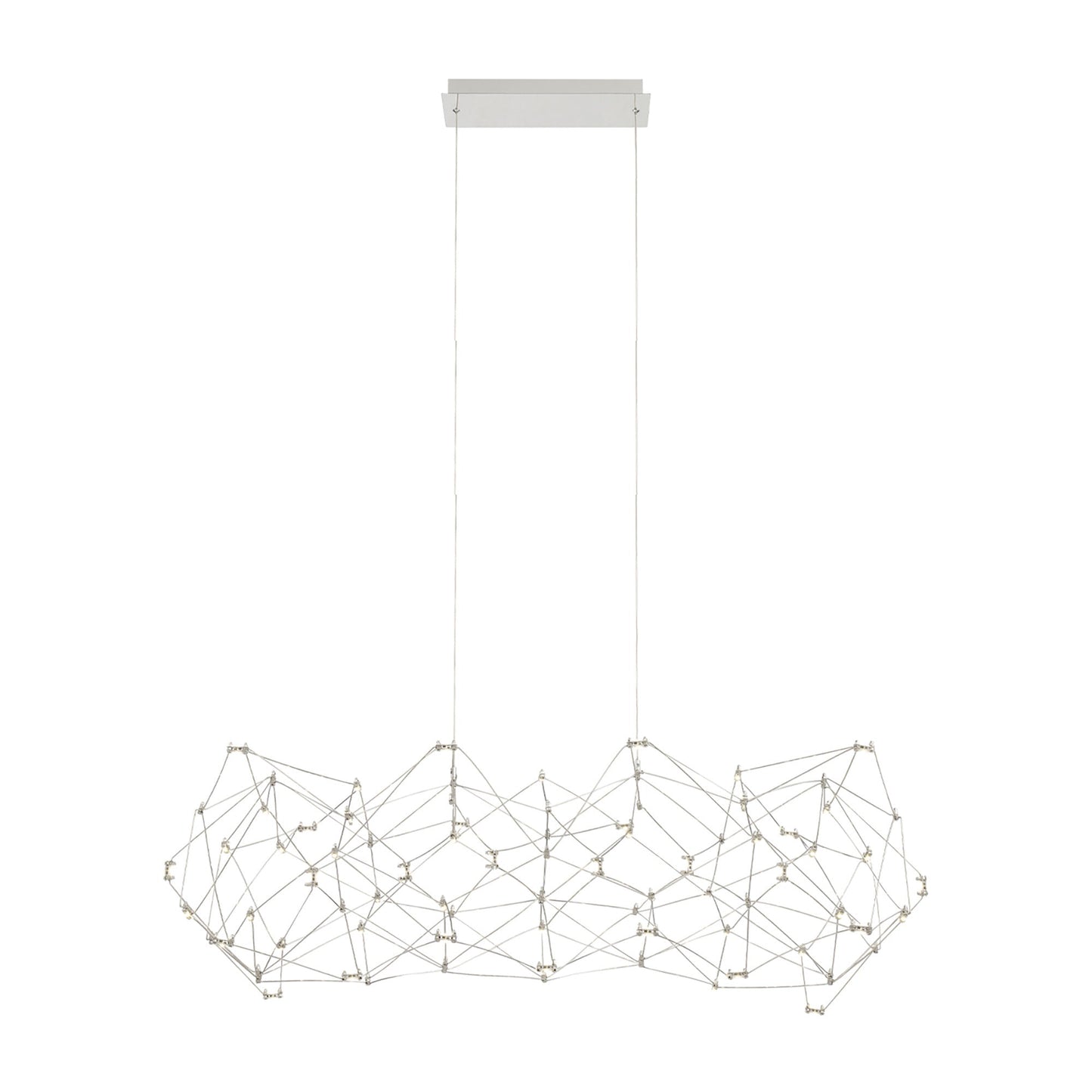 Leonardelli LED Chandelier in Chrome (Medium).