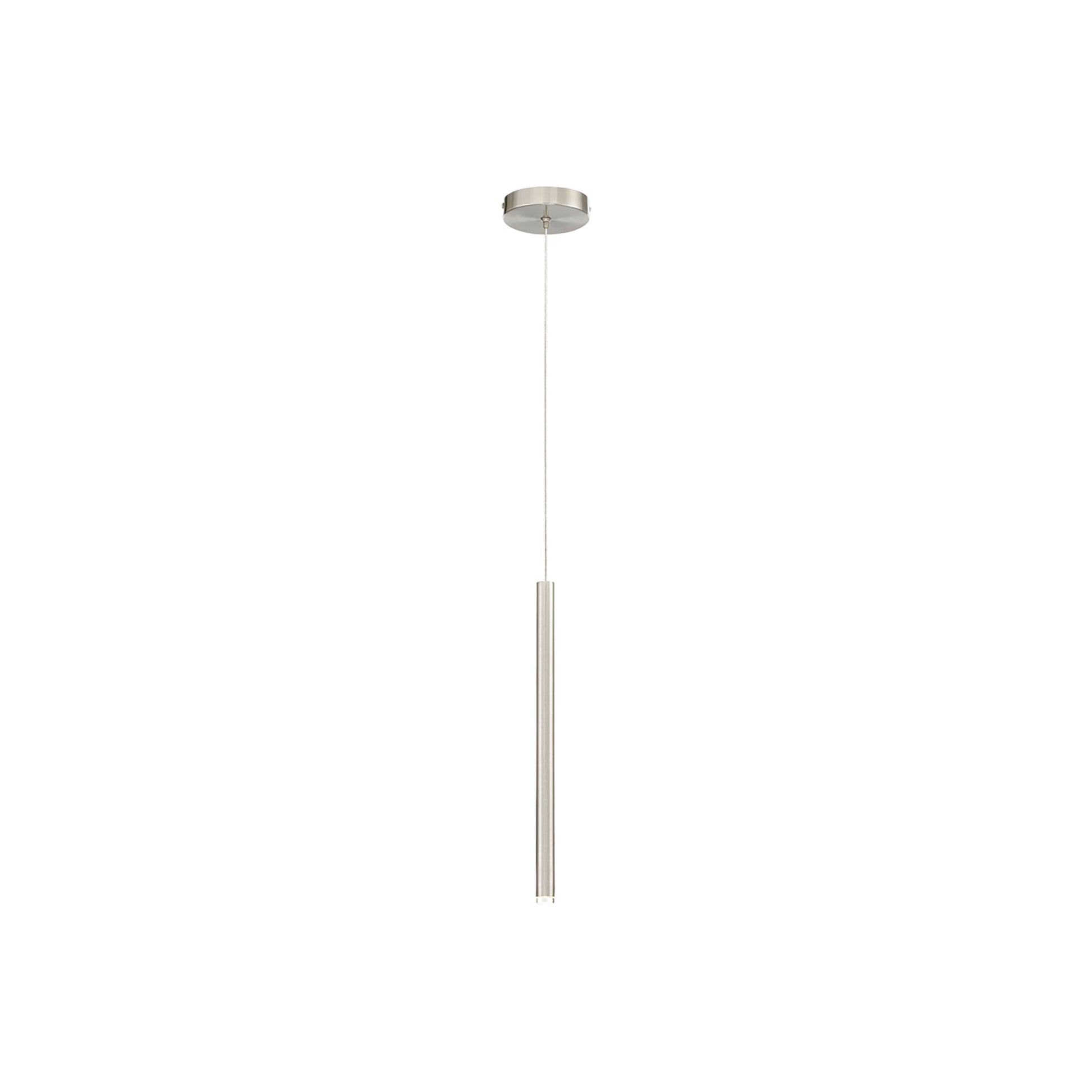 Navada LED Pendant Light in Satin Nickel (Small).