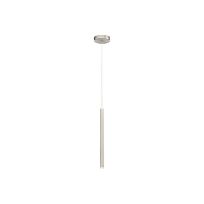 Navada LED Pendant Light in Satin Nickel (Small).