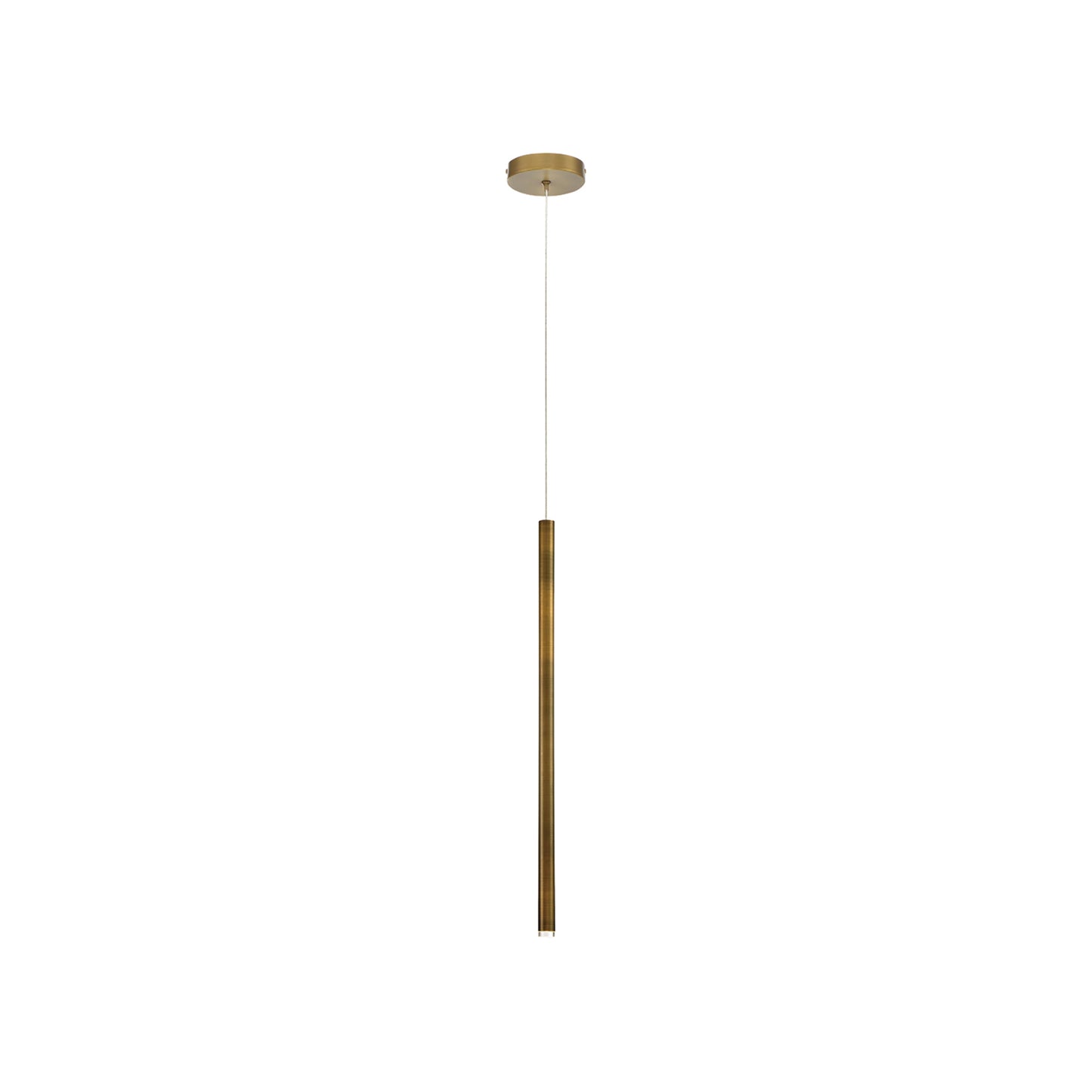 Navada LED Pendant Light in Antique Brass (Medium).