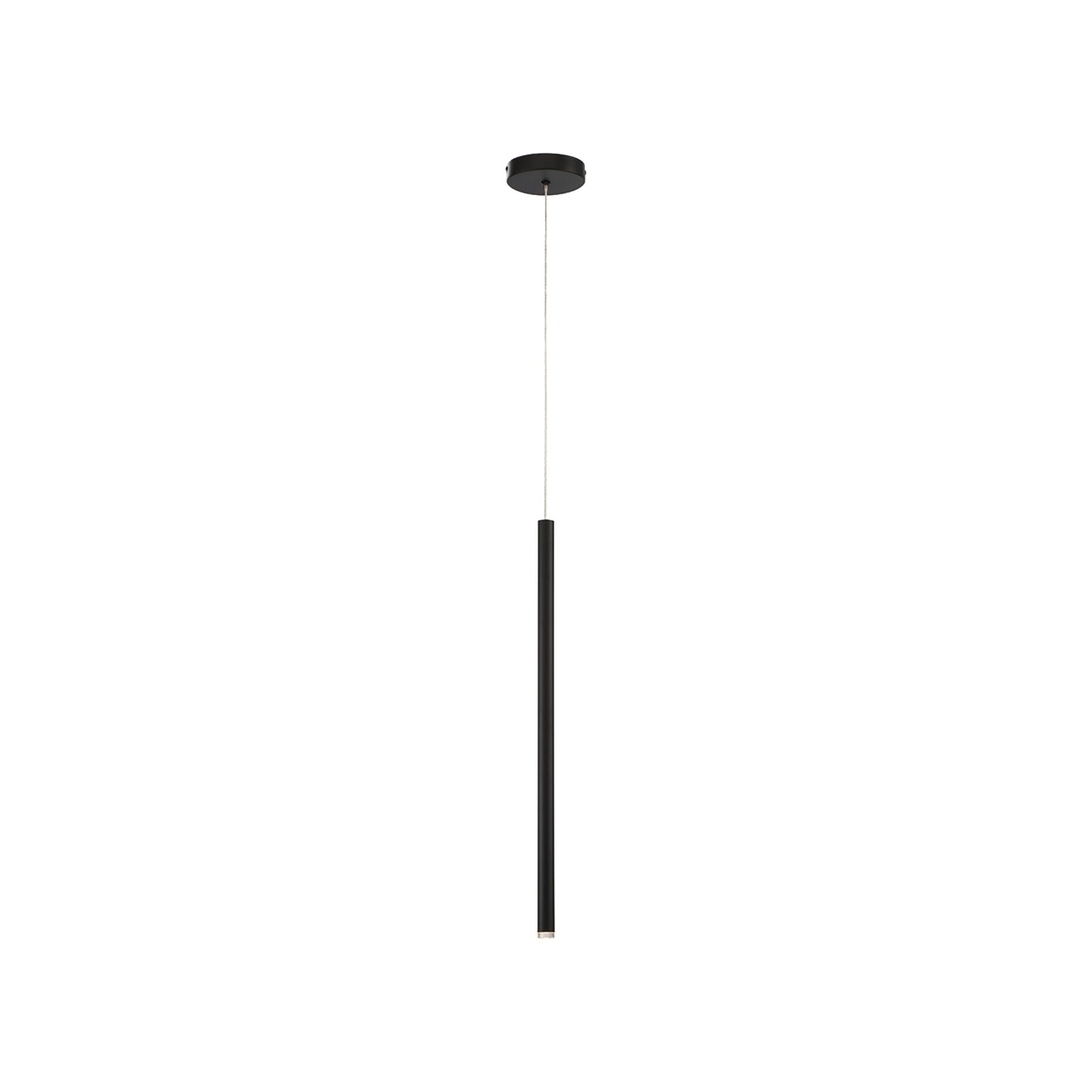 Navada LED Pendant Light in Black (Medium).