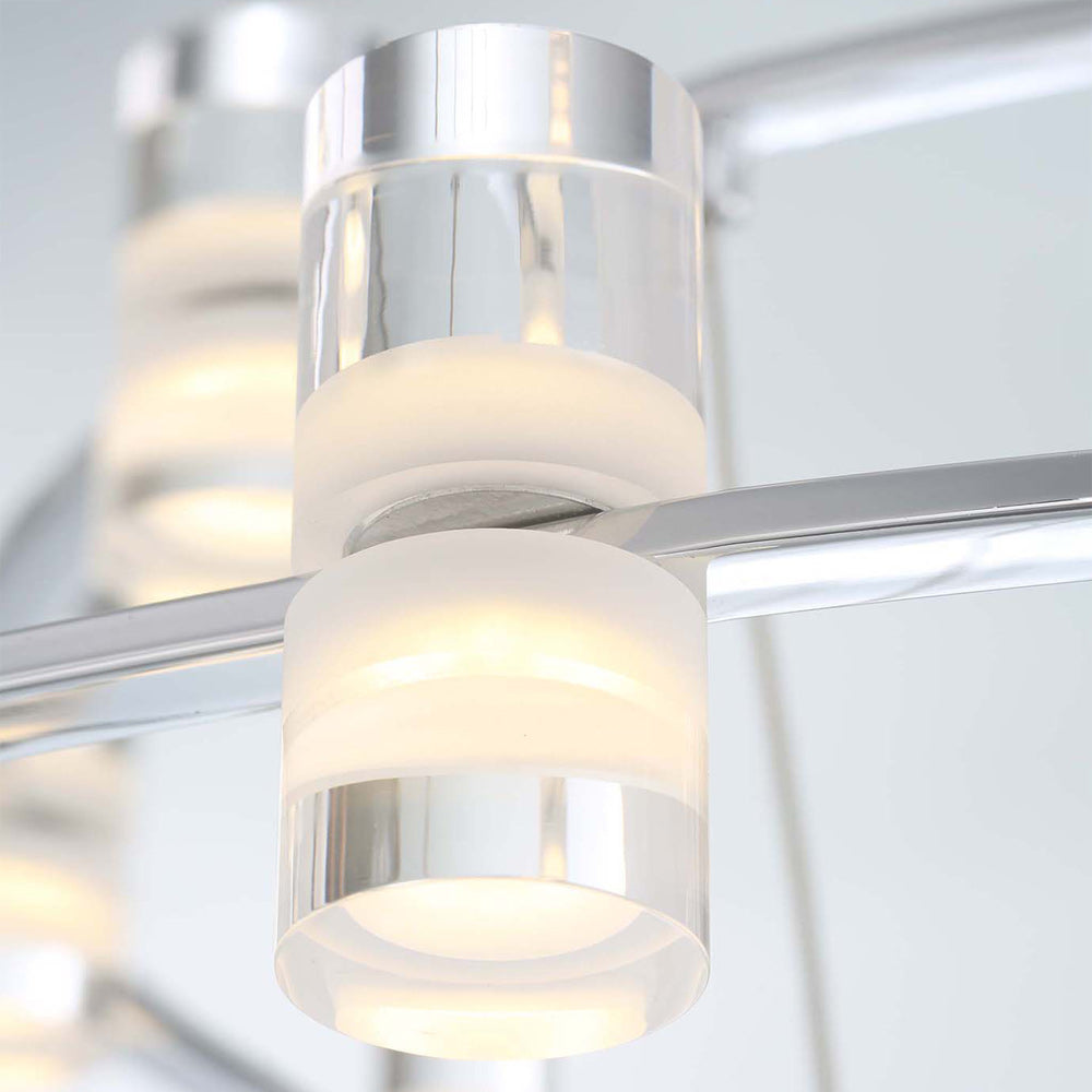 Netto LED Multi Tier Chandelier in Detail.