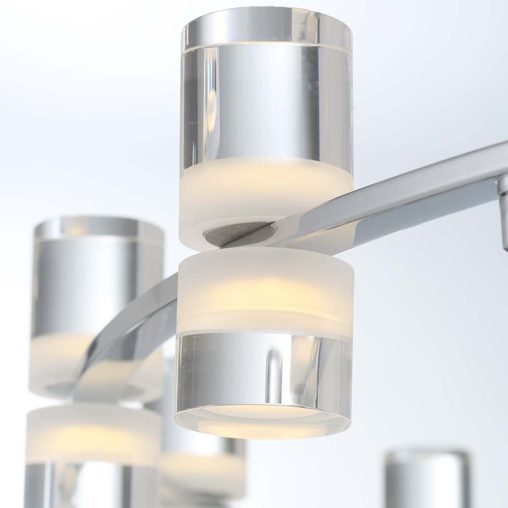 Netto LED Multi Tier Chandelier in Detail.