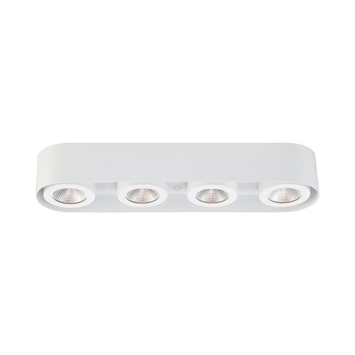 Nymark LED Semi Flush Mount Ceiling Light in White (4-Light).