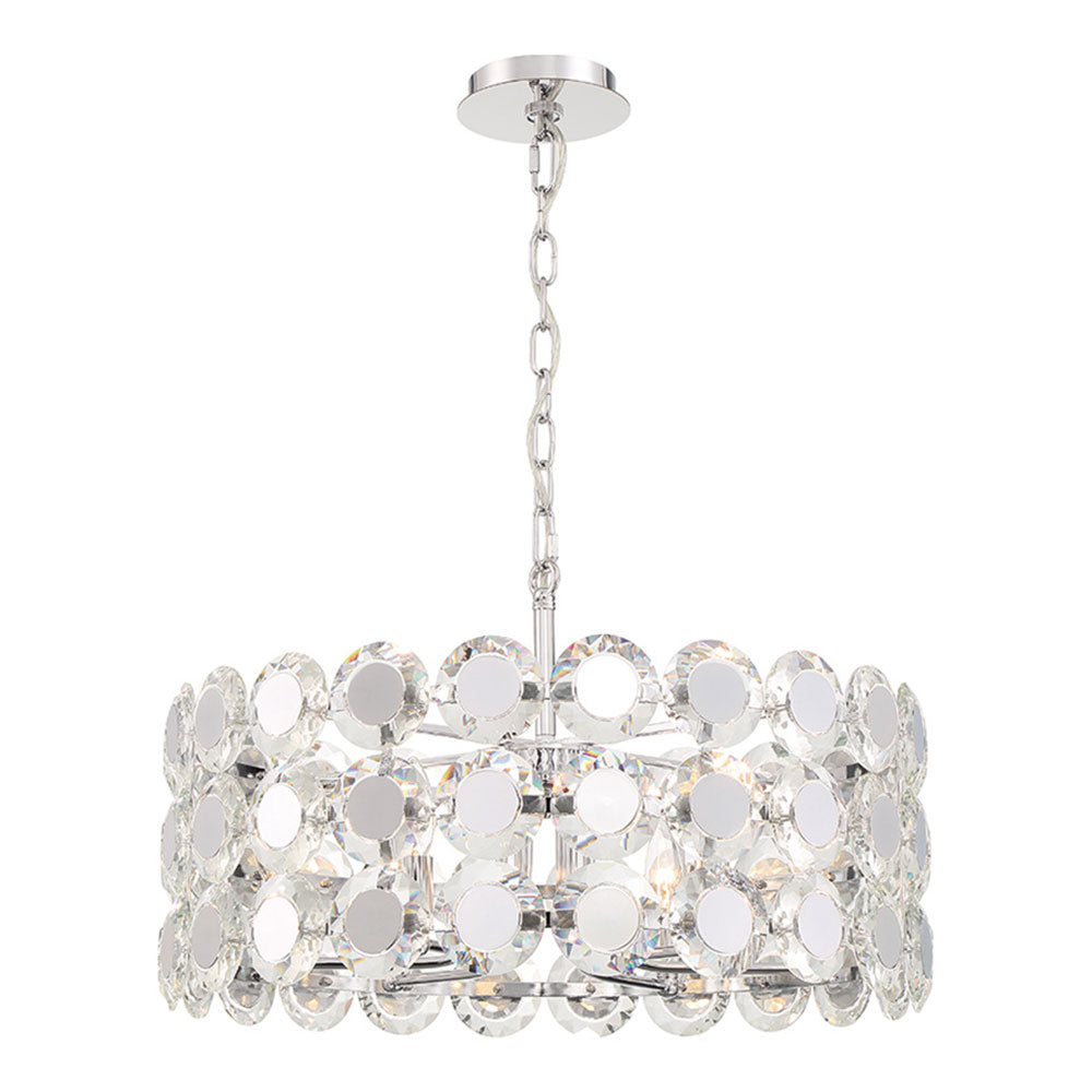 Perrene Pendant Light in Chrome(Medium).