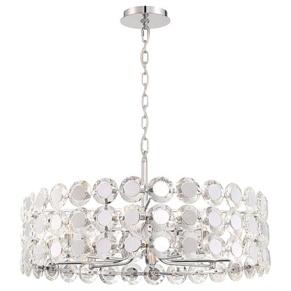 Perrene Pendant Light in Chrome(Large).