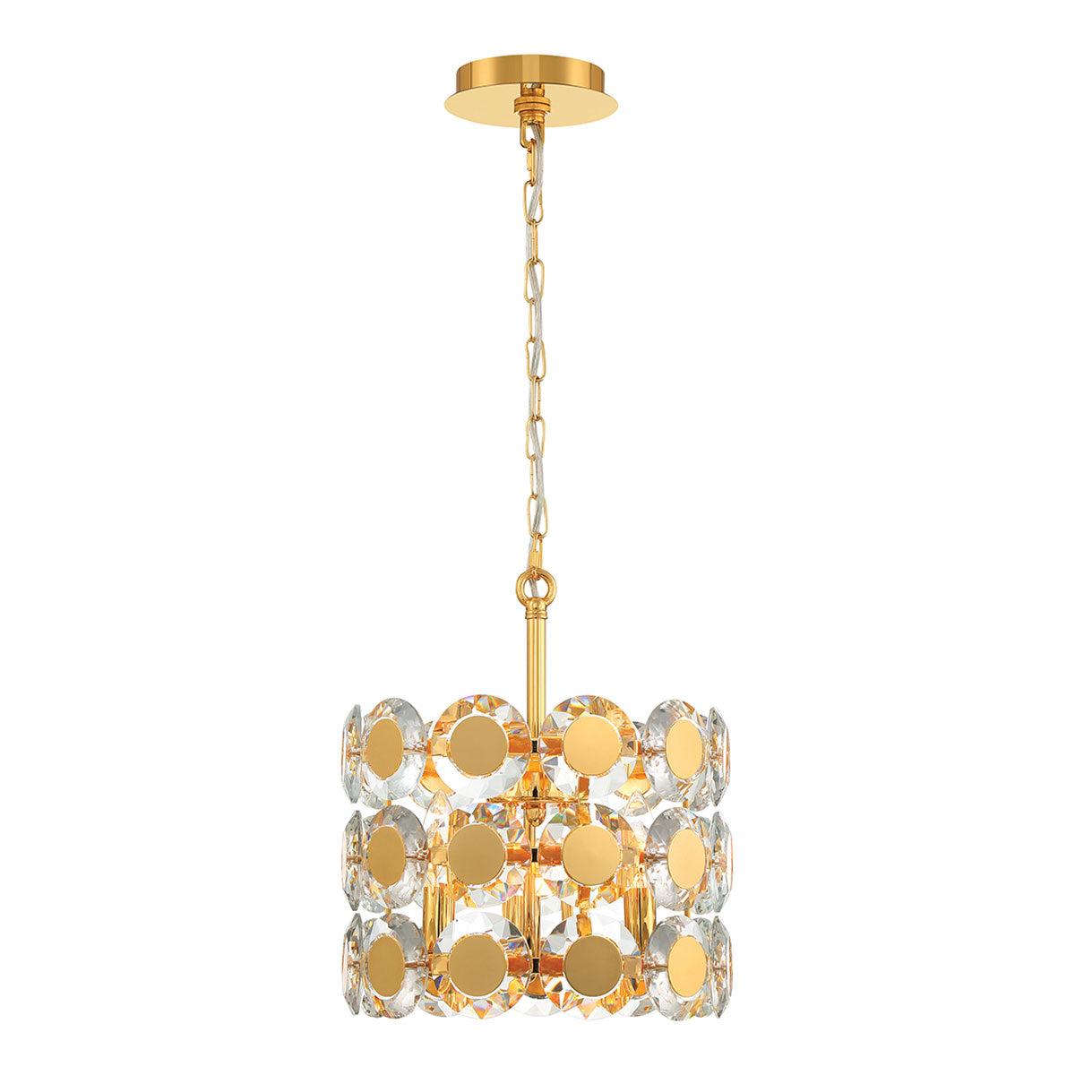 Perrene Pendant Light in Gold(Small).