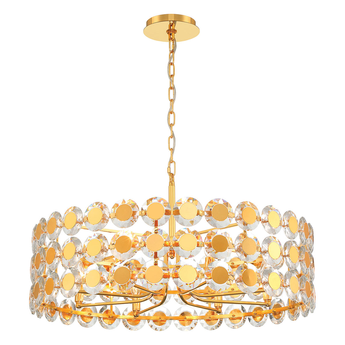 Perrene Pendant Light in Gold(Large).
