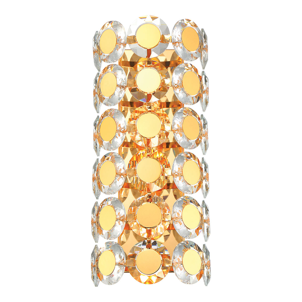BEAM LED Wall Light in Gold.