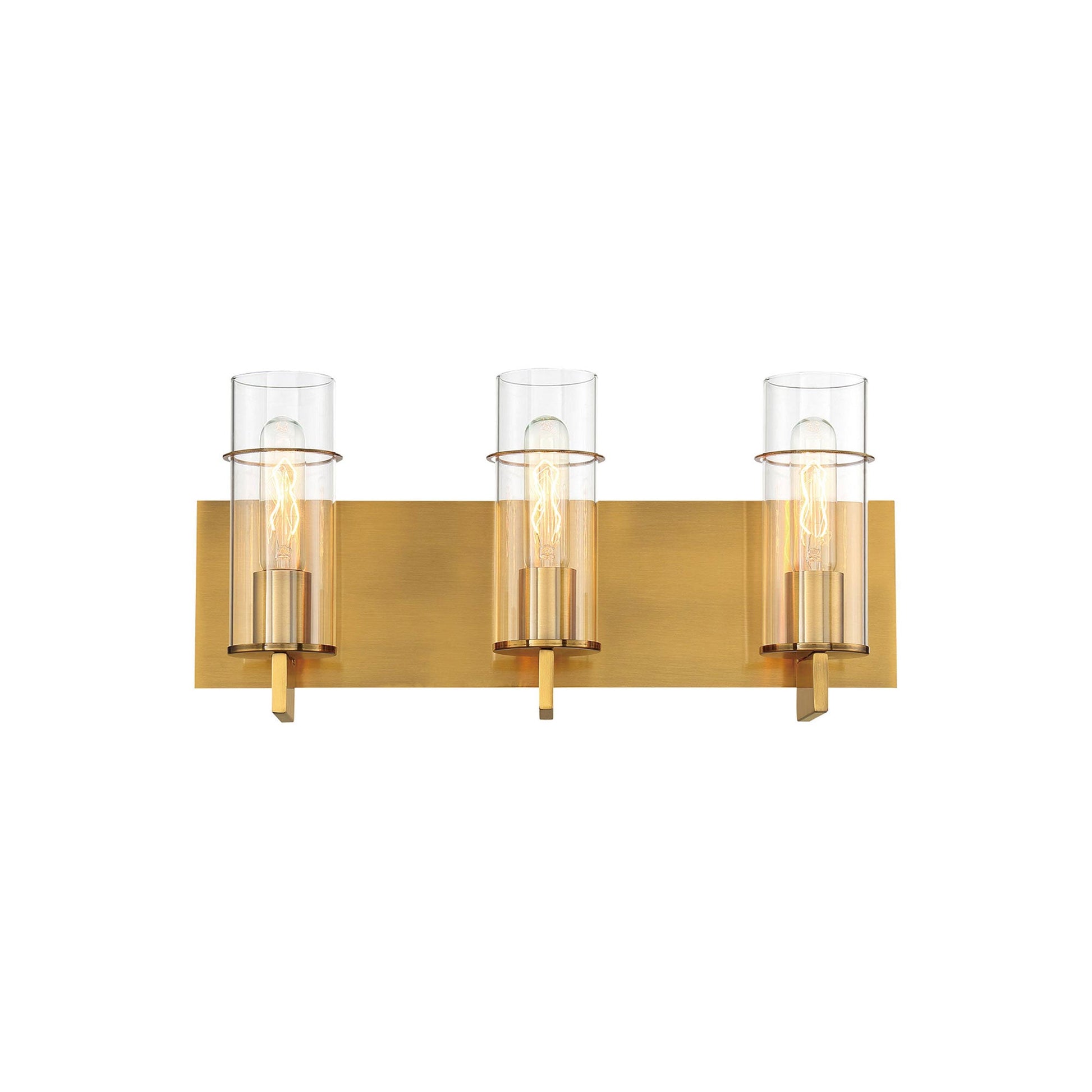 Pista Vanity Wall Light in Gold (3-Light).