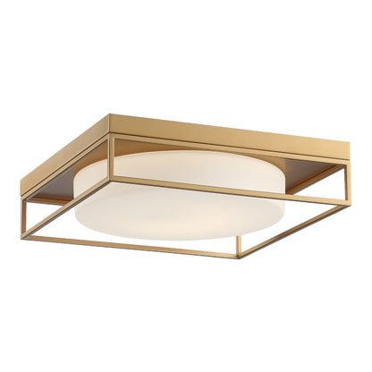 Rover LED Flush Mount Ceiling Light in Gold (Large).