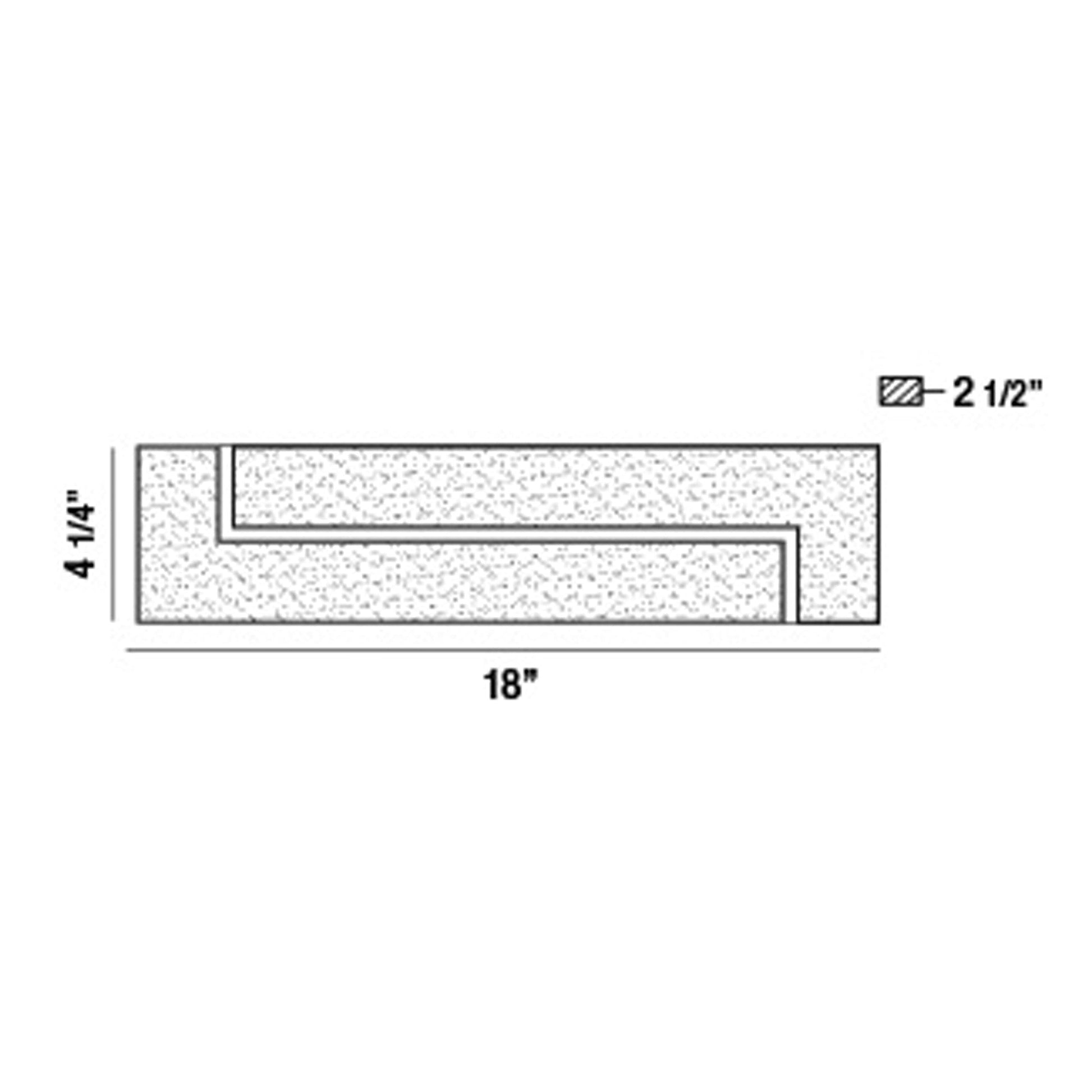 Santi LED Vanity Wall Light - line drawing.