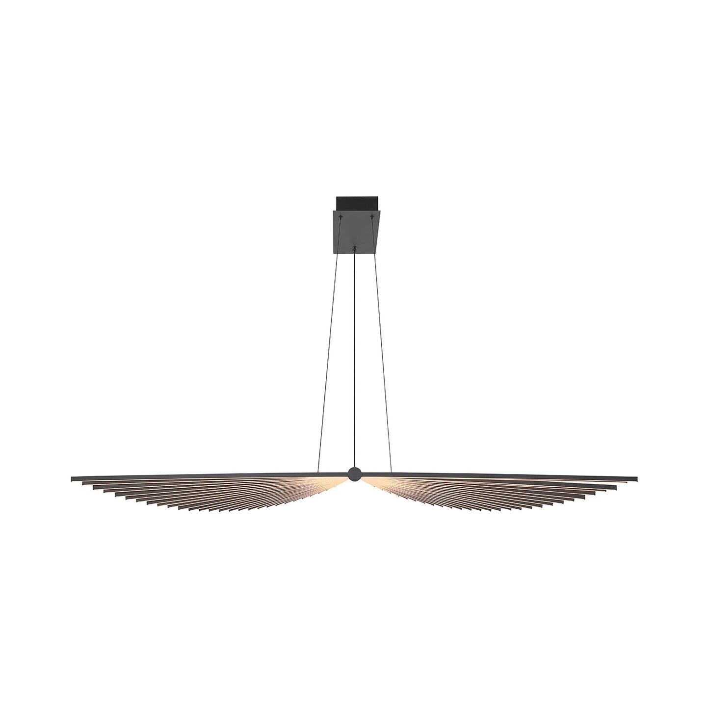 Seraph LED Linear Pendant Light in Black (Large).