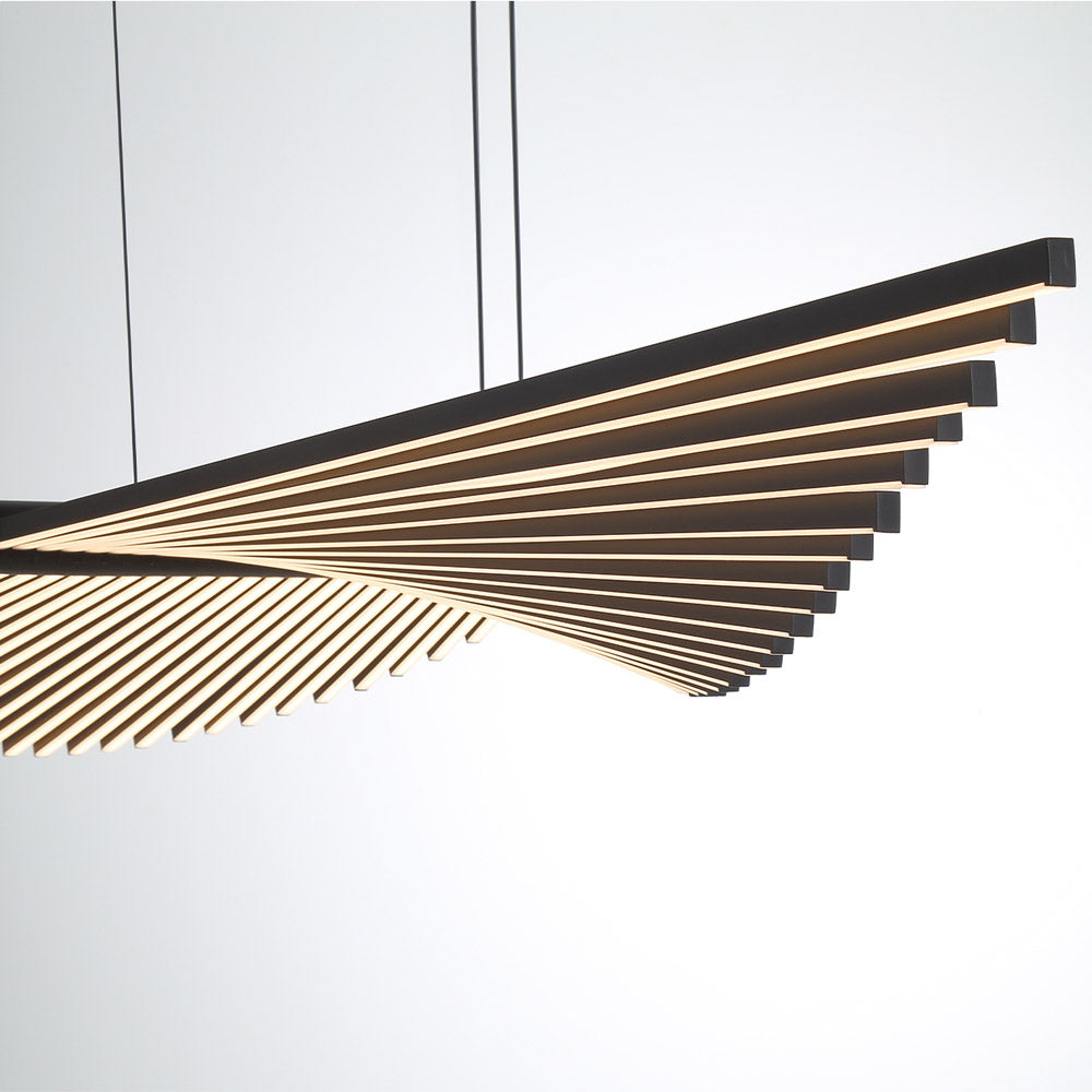 Seraph LED Linear Pendant Light in Detail.