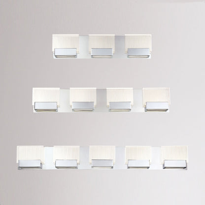 Sonic LED Vanity Wall Light in Detail.