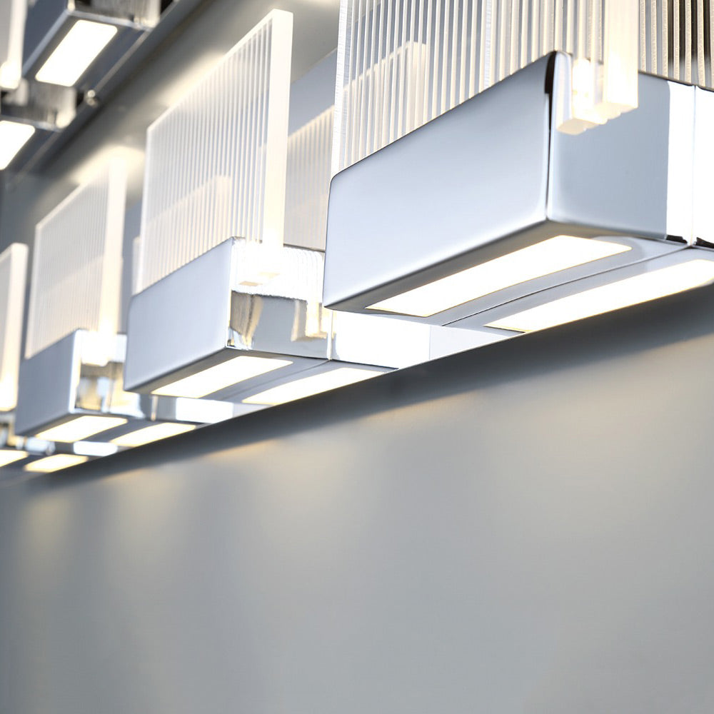 Sonic LED Vanity Wall Light in Detail.