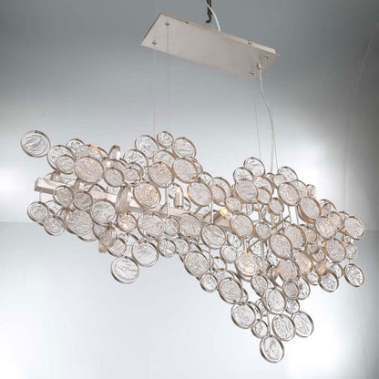 Trento Linear Chandelier in Detail.