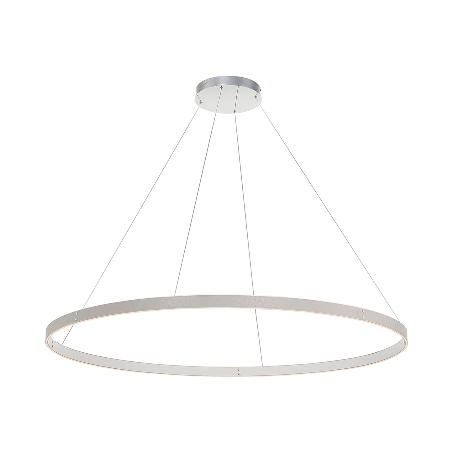 Verdura LED Ring Chandelier in Grey (Large).