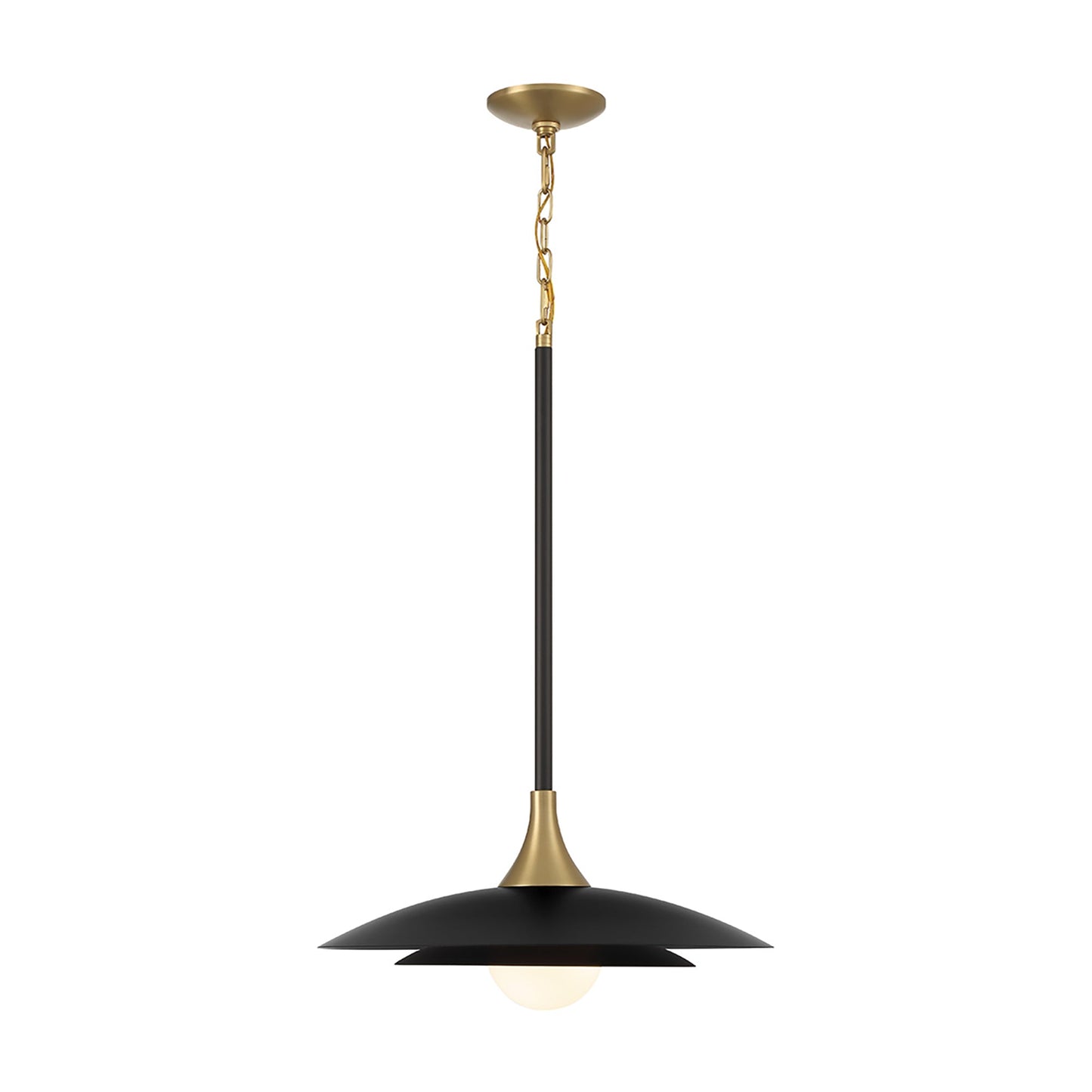 Welsh LED Pendant Light in Black (Small).