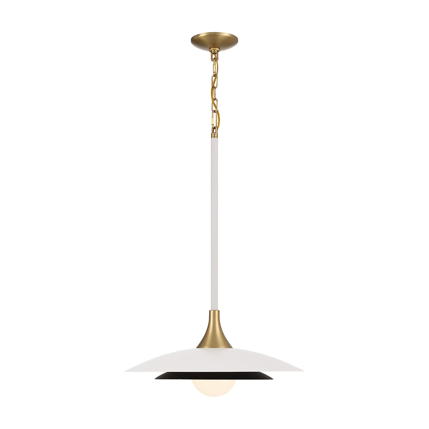 Welsh LED Pendant Light in White (Small).