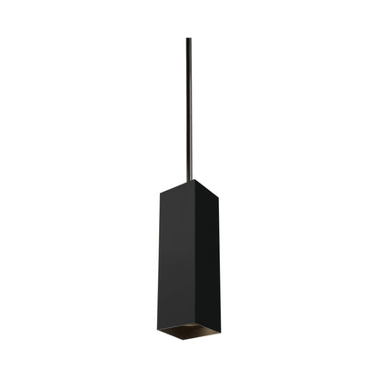 Exo LED Pendant Light in Matte Black.