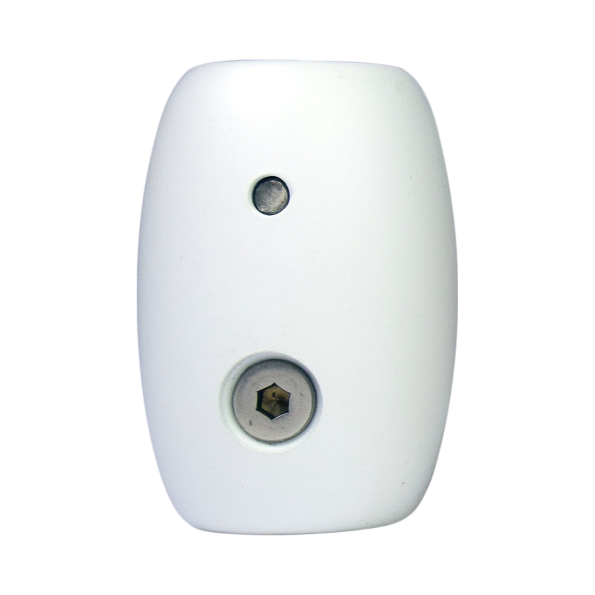 Downrod Coupler in Matte White.