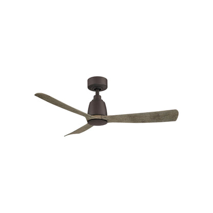 Kute Indoor / Outdoor Ceiling Fan in Matte Greige (44-Inch).