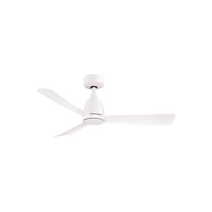 Kute Indoor / Outdoor Ceiling Fan in Matte White (44-Inch).