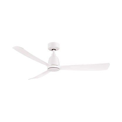 Kute Indoor / Outdoor Ceiling Fan in Matte White (52-Inch).