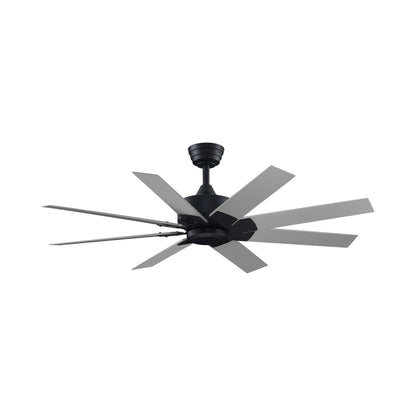 Levon Custom Ceiling Fanin Black/Brushed Nickel (52-Inch).