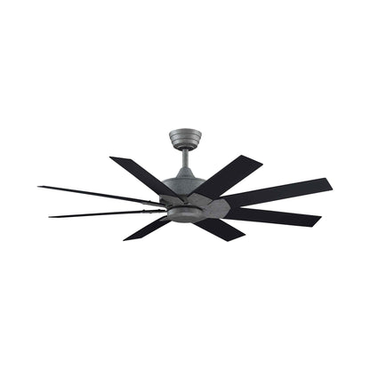 Levon Custom Ceiling Fanin Galvanized/Black (52-Inch).