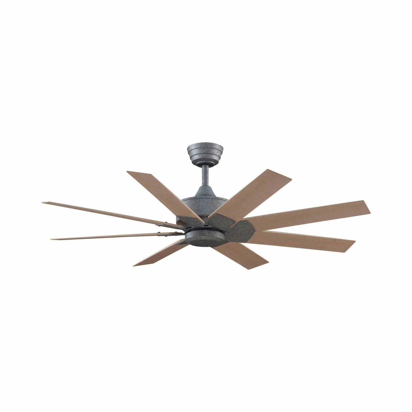 Levon Custom Ceiling Fanin Galvanized/Natural (52-Inch).