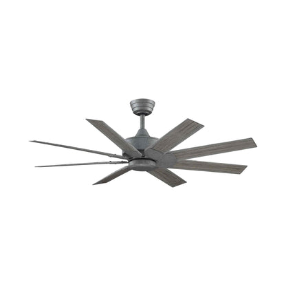 Levon Custom Ceiling Fanin Galvanized/Weathered Wood (52-Inch).