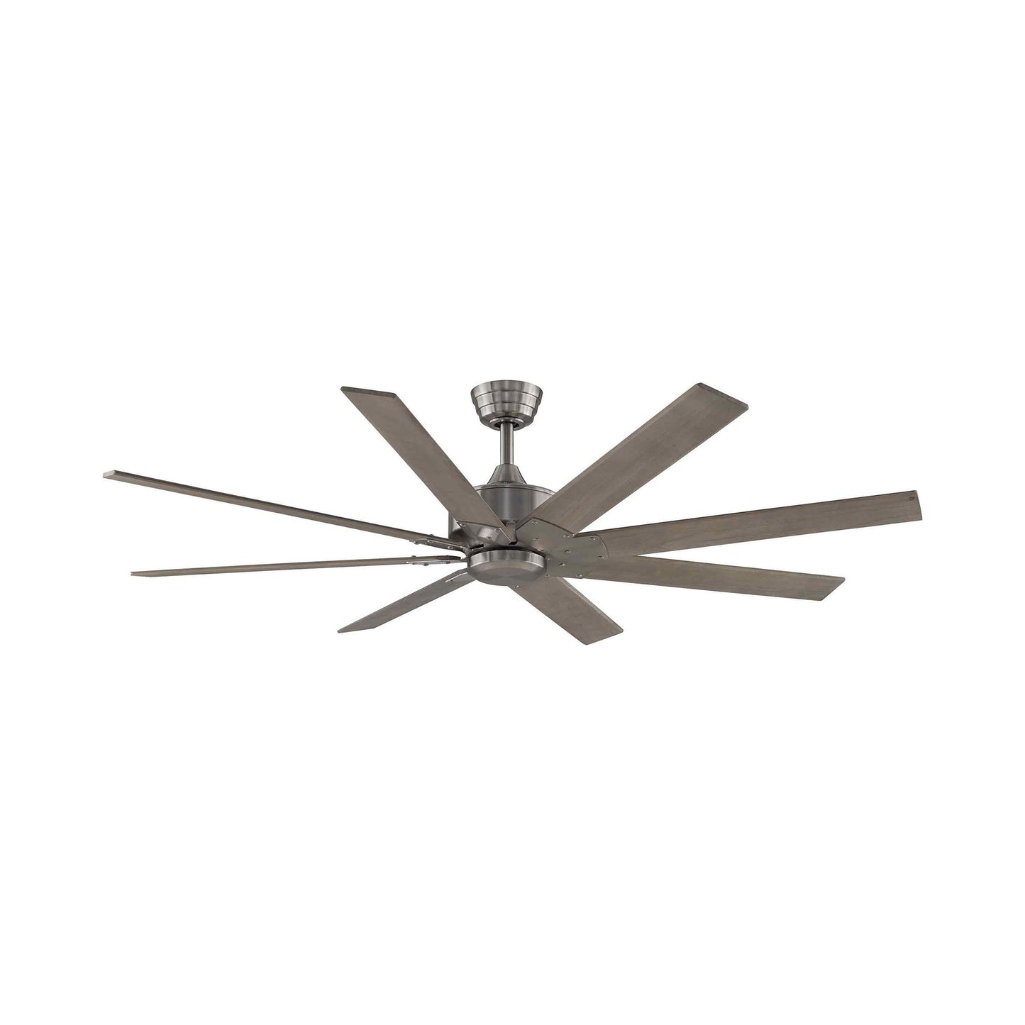 Levon Custom Ceiling Fanin Brushed Nickel/Washed Pine (64-Inch).