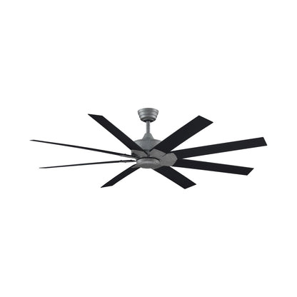 Levon Custom Ceiling Fanin Galvanized/Black (64-Inch).