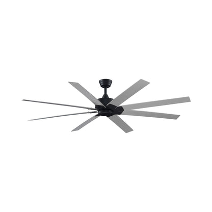 Levon Custom Ceiling Fanin Black/Brushed Nickel (72-Inch).