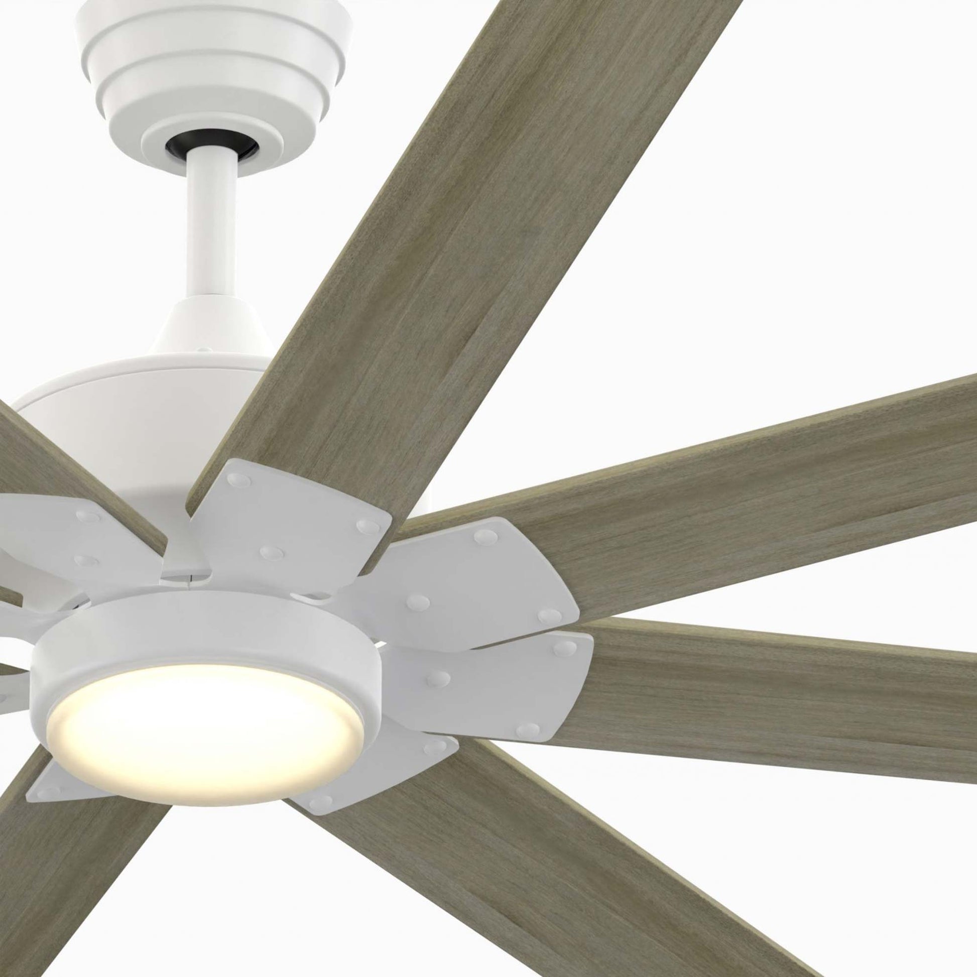 Levon Custom LED Ceiling Fan in Detail.